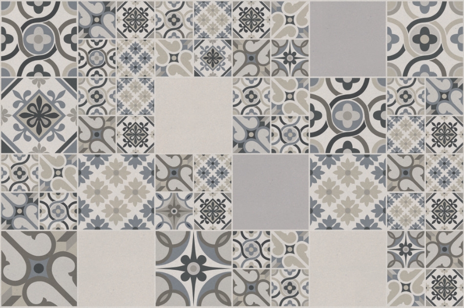 540 050 11 Печатный пробковый пол с разным дизайном Retile Cool GRANORTE Vita Decor