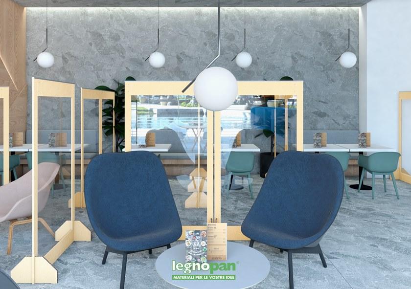 LEGNOPAN Напольный барьер Parafiato из оргстекла и lisocore® sun-id-1447145 - Вид №4