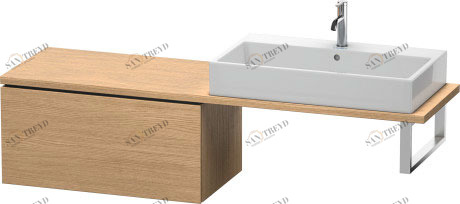 LC582405252 Шкафчик для компактной консоли L-Cube #LC5824 820 x 477 мм Европейский дуб, декор Duravit