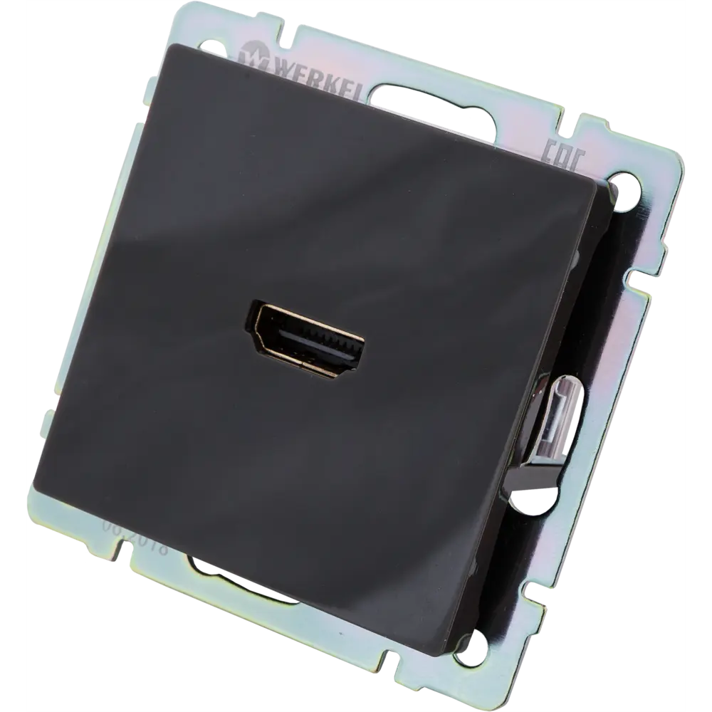 Розетка HDMI встраиваемая Werkel WL07-60-11, цвет коричневый STLM-2009851 - Вид №2