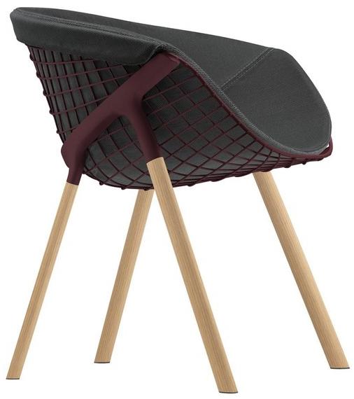 Alias Стул из стали и дерева с подлокотниками Kobi sun-id-1370806 - Вид №3