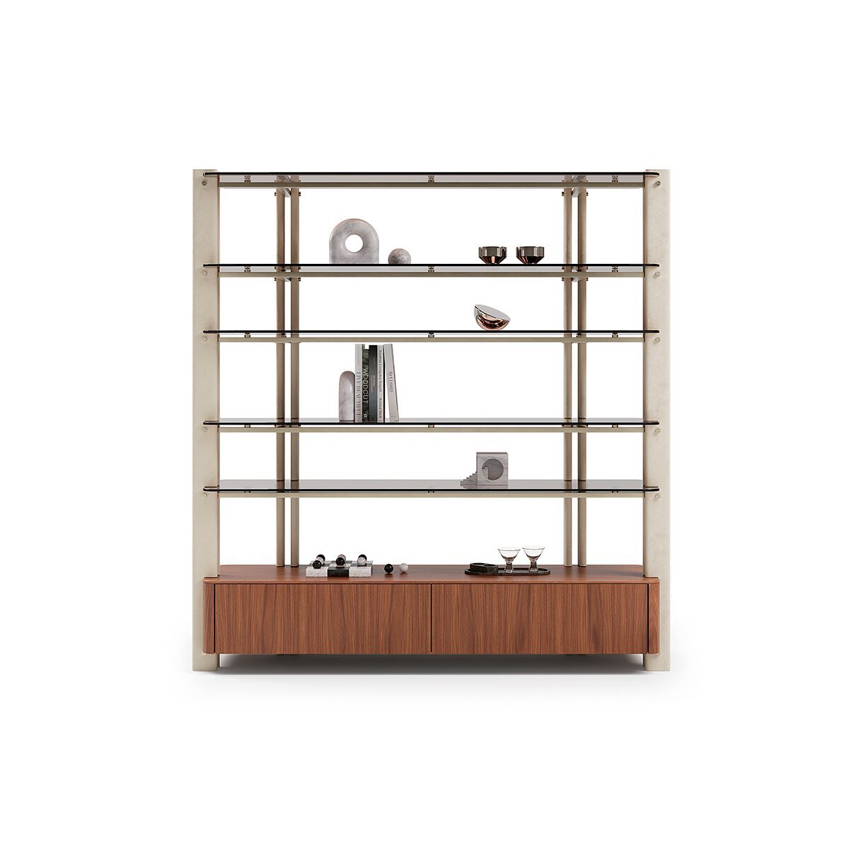 Деревянный двухсторонний книжный шкаф Capital Collection Diesis ARCH-00066794 - Вид №22