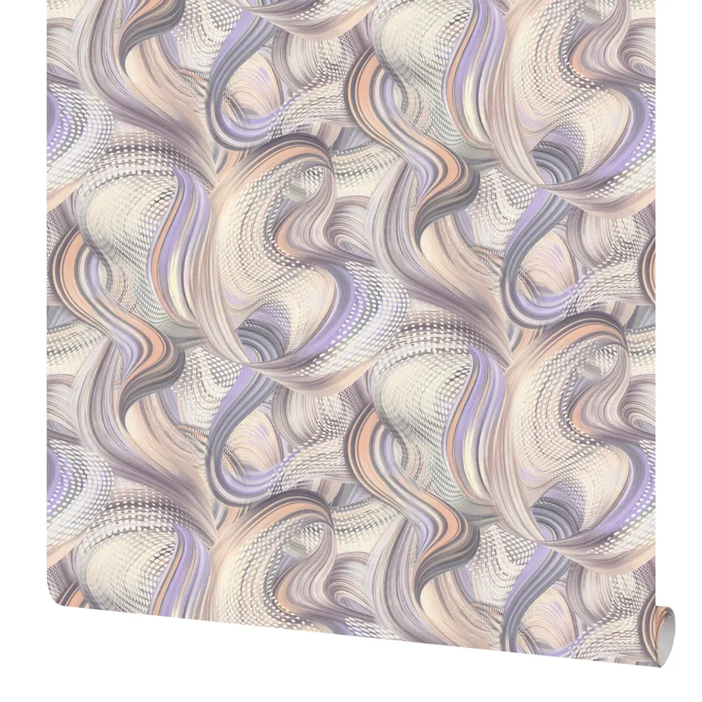 Обои флизелиновые Vog Collection Вихри фиолетовые 1.06 м 90119-25 STLM-2062645