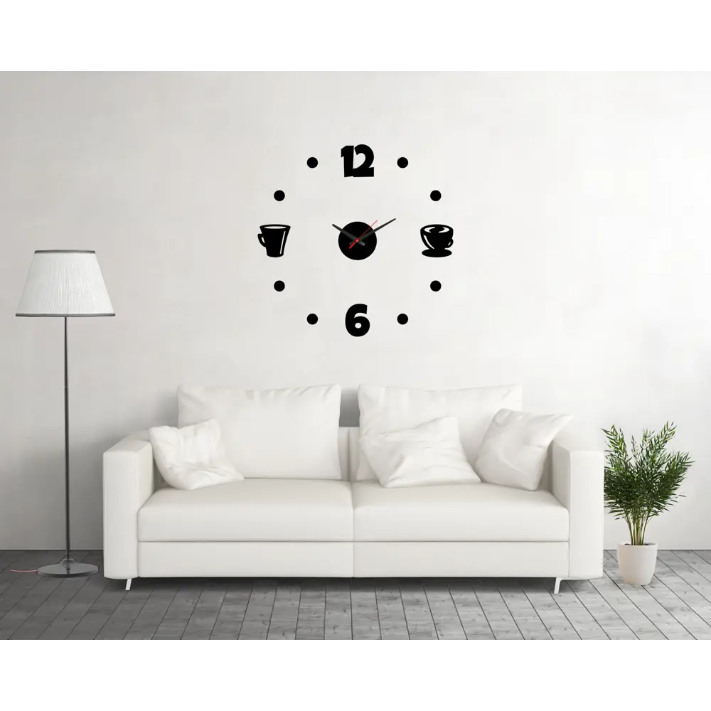 Часы настенные Постер-лайн 70807 ø80 см цвет черный STLM-2041741 - Вид №3