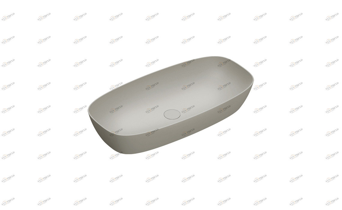 180APGRLXCS Накладная раковина на столешницу  овальная CERAMICA CATALANO Colori