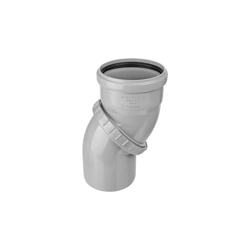 Поворотный отвод ПОЛИТРОН 110 мм для канализационных систем 81953240 STLM-0015067