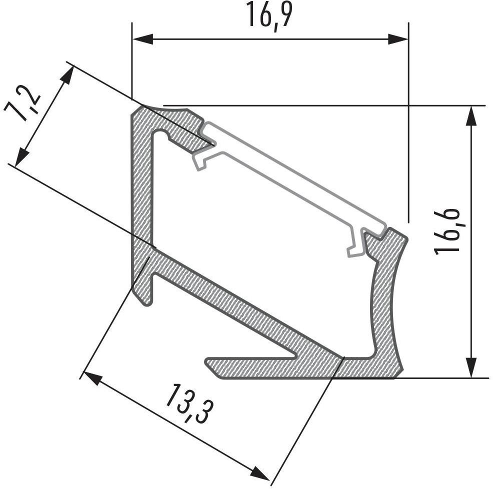 Lumines Lighting Линейный световой профиль для светодиодных модулей  10-0454-10  - Вид №5