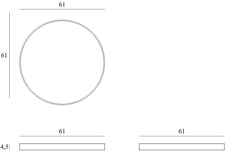 Ethnicraft Круглый деревянный поднос Classic 20436 - Вид №3