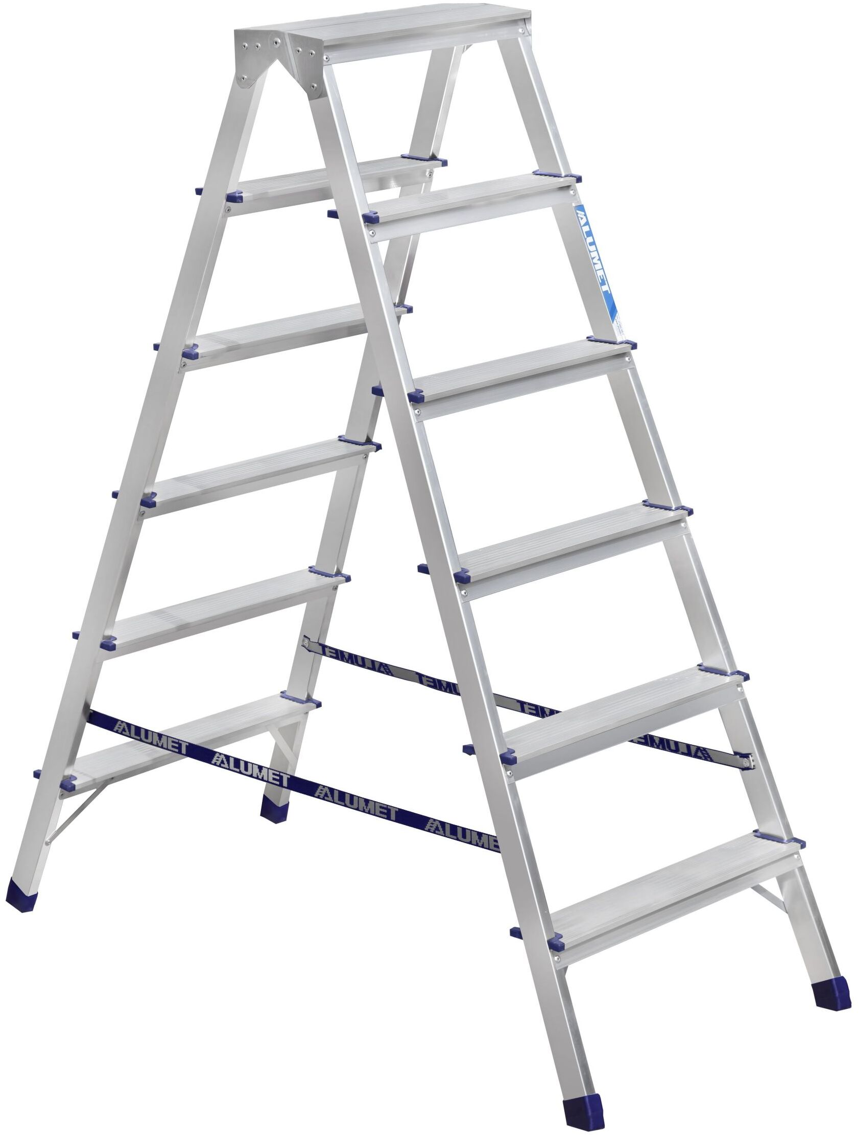 Стремянка алюминиевая двухсторонняя AD 7206