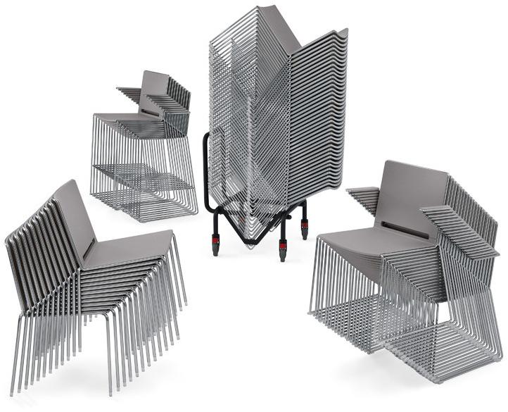 Diemmebi Высокий табурет с подлокотниками со спинкой Lafilò sun-id-1383394 - Вид №3