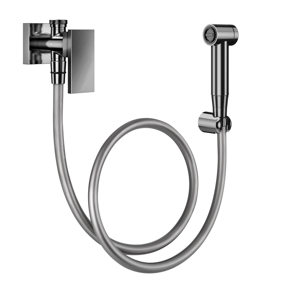 00925648 Гигиенический душ с регистрацией и полированным медным краном Docol NEW EDGE 