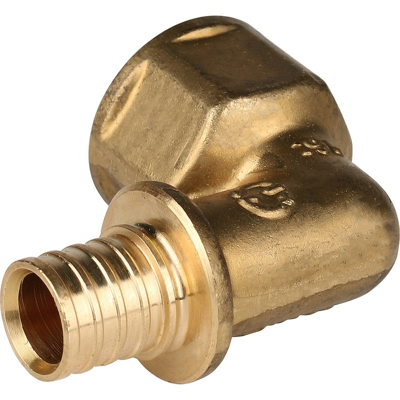 Угольник-переходник ВР 16x1/2" аксиальный для труб из сшитого полиэтилена STOUT SFA0006001612 - Вид №1