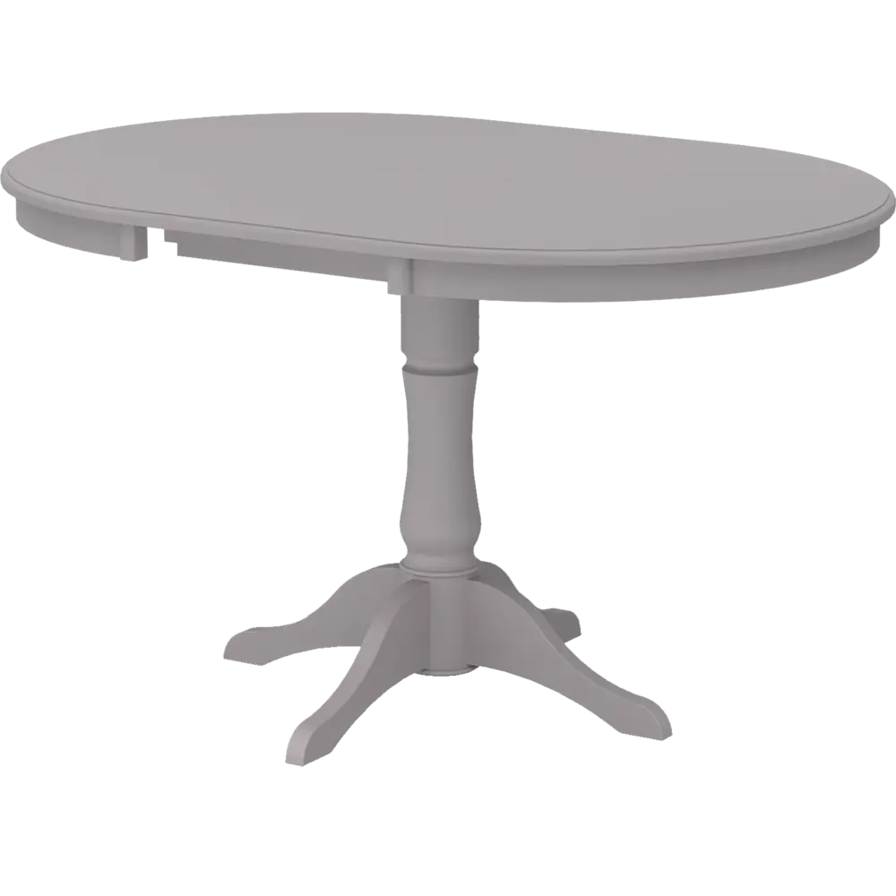 Стол кухонный Delinia Версаль раскладной 90-130x90 см круг МДФ цвет графит STLM-2045050 - Вид №2