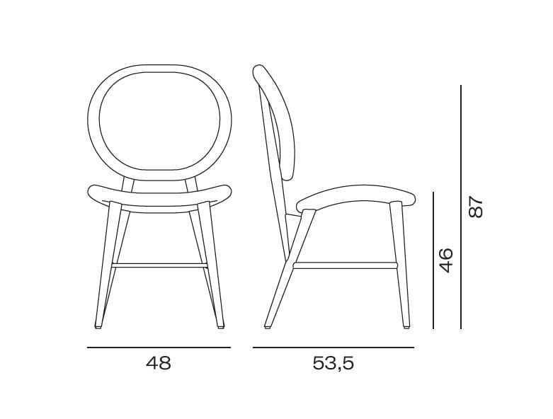 Бук медальон стул Vergés Bernardes ARCH-00038116 - Вид №3