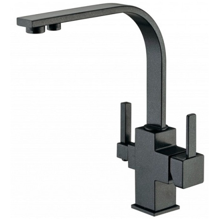 Zorg ZR 332 YF черный металлик Смеситель для кухни Zorg 290х205  - Вид №1