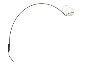 Светодиодный настенный светильник из дутого стекла и металла