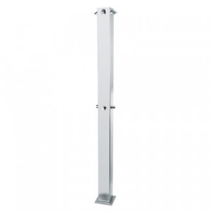 9224 Idral Душевая стойка из нержавеющей стали с самозакрывающимся краном с 4 кнопками