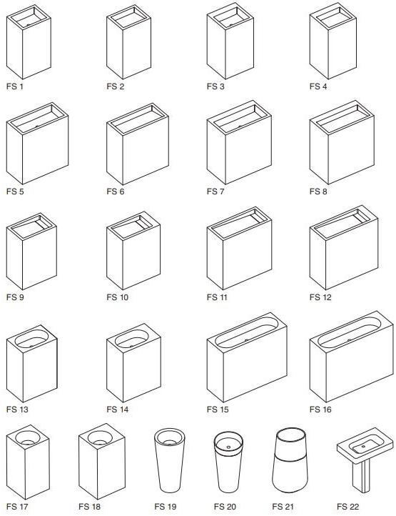 Напольная раковина стоящая овальная Hidrobox Fs sun-id-1420157 - Вид №2