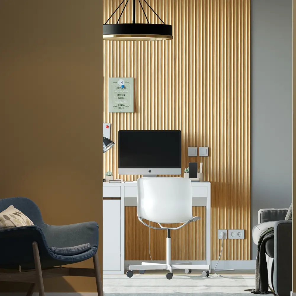 Santreyd Natur - Акустическая панель МДФ с текстурой натурального дуба 86544357 STLM-0069933 - Вид №3