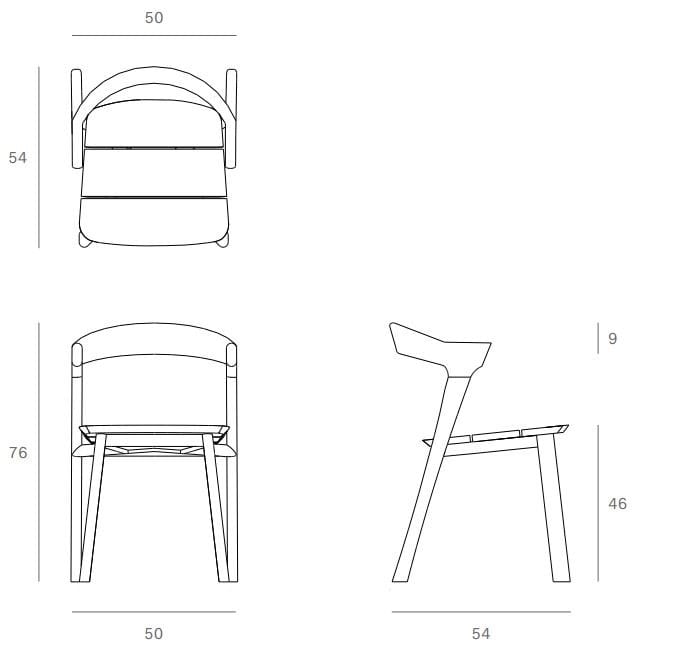 ТИК сад стул с открытой спинкой Ethnicraft Bok ARCH-00043447 - Вид №6