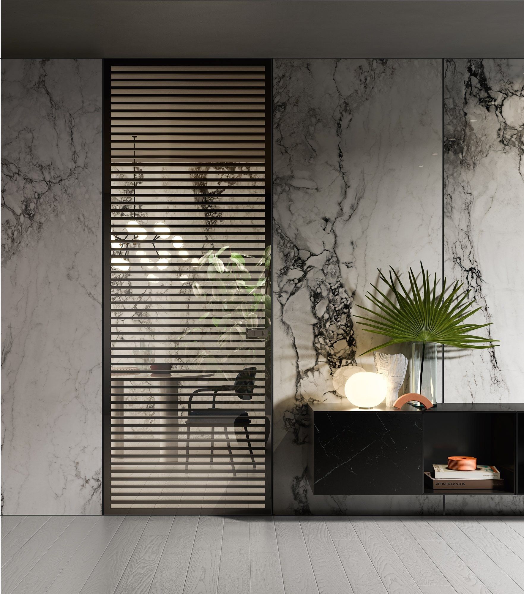 Стеклянная распашная дверь GAROFOLI Bisystem ARCH-00060514 - Вид №11