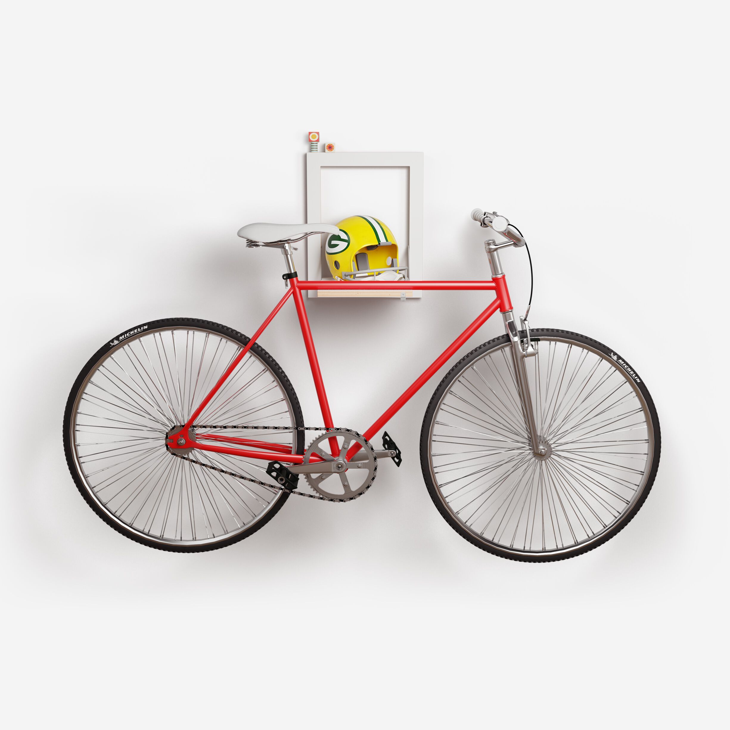 Крытая стойка для велосипедов из фанеры AMBIVALENZ Fläpps Velohäng 50x40-1 ARCH-00138533 - Вид №5