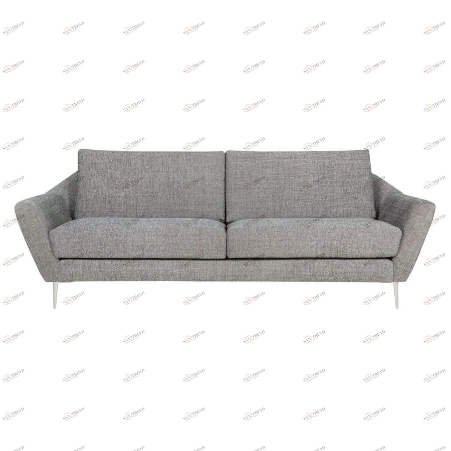 Диван Agda трехместный, черно-белый Sits S1016