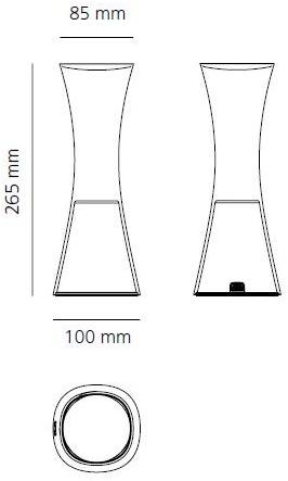 Artemide Настольная лампа из метакрилата с беспроводной связью Come together sun-id-1409917 - Вид №9