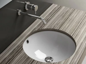 Lil4446001 Накладная раковина под столешницу  овальная Olympia Ceramica LAVABI D'ARREDO