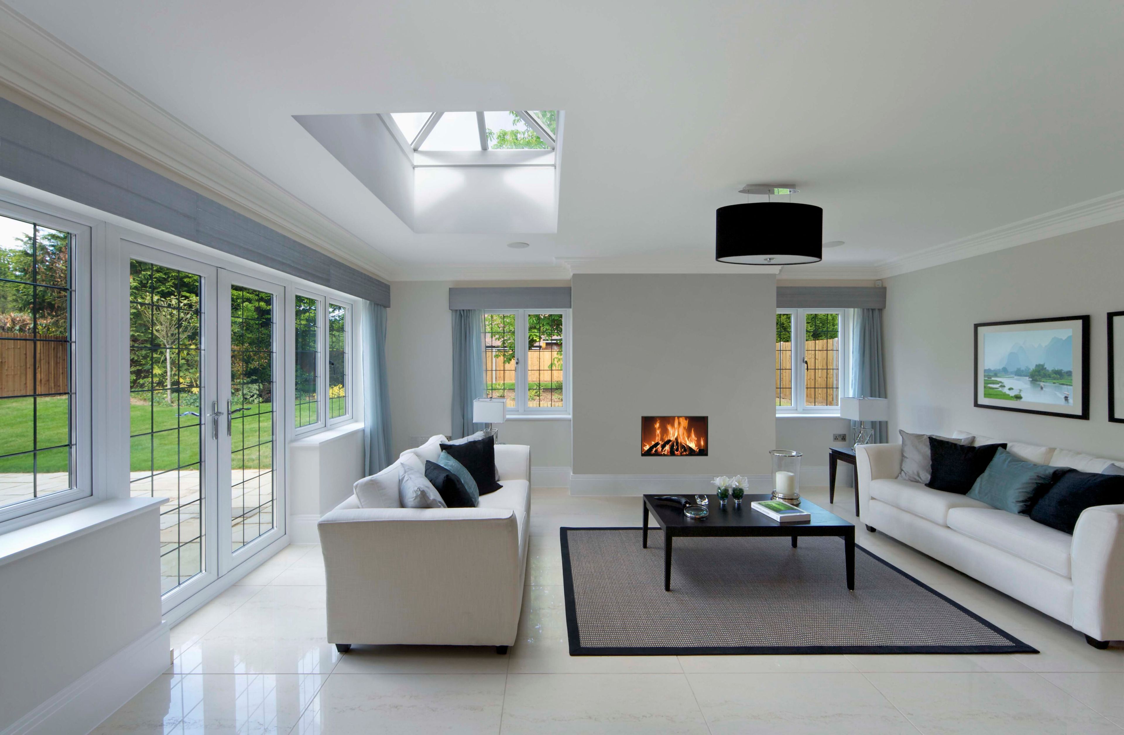 Встроенный дровяной камин на стене KALFIRE W85/40F ARCH-00034127 - Вид №1