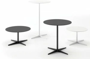 Viccarbe Круглый стол из МДФ с основанием 4 звезды Eli