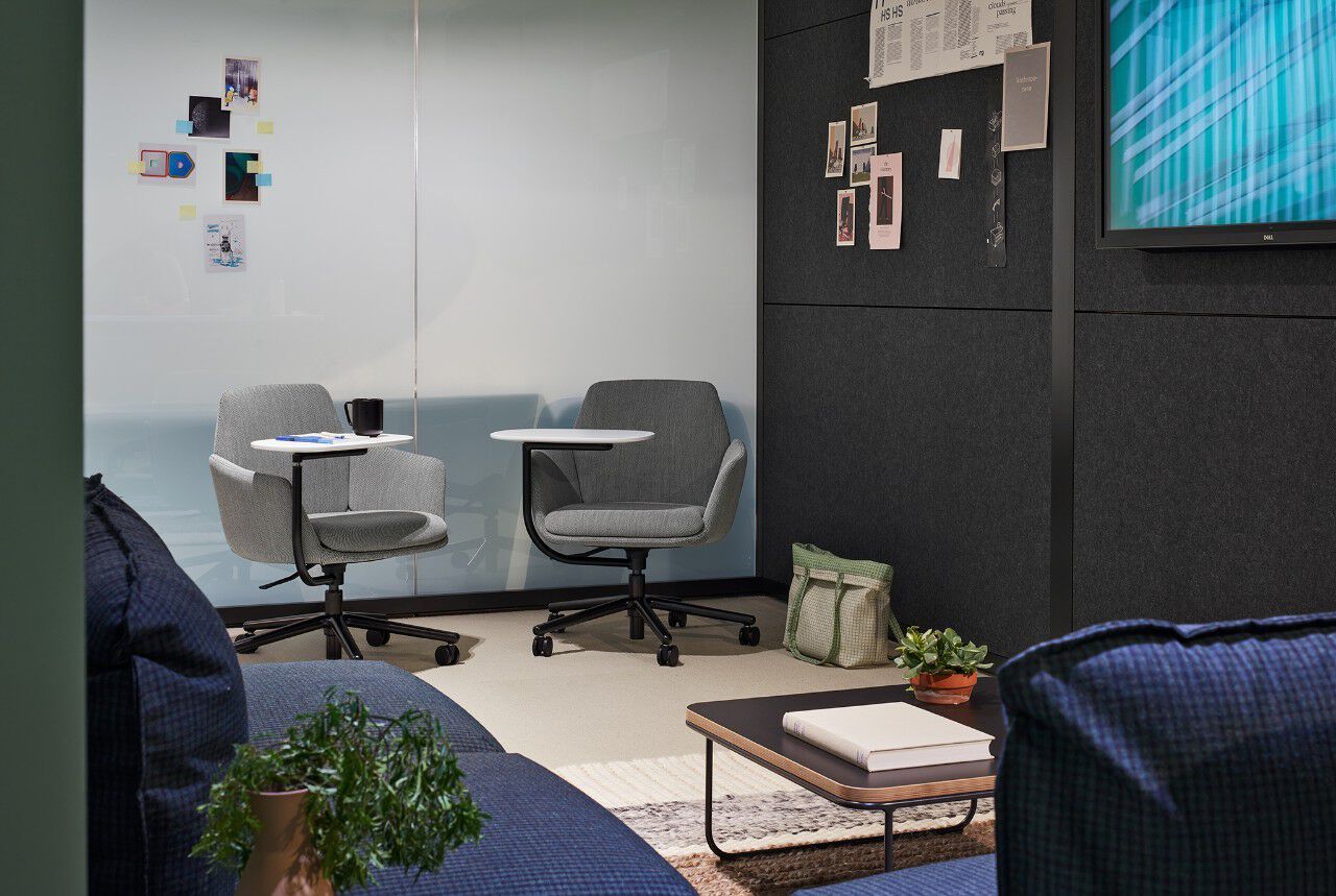 Тканевый поворотный стул для конференций с опрокидыванием Haworth POPPY ARCH-00141641 - Вид №6