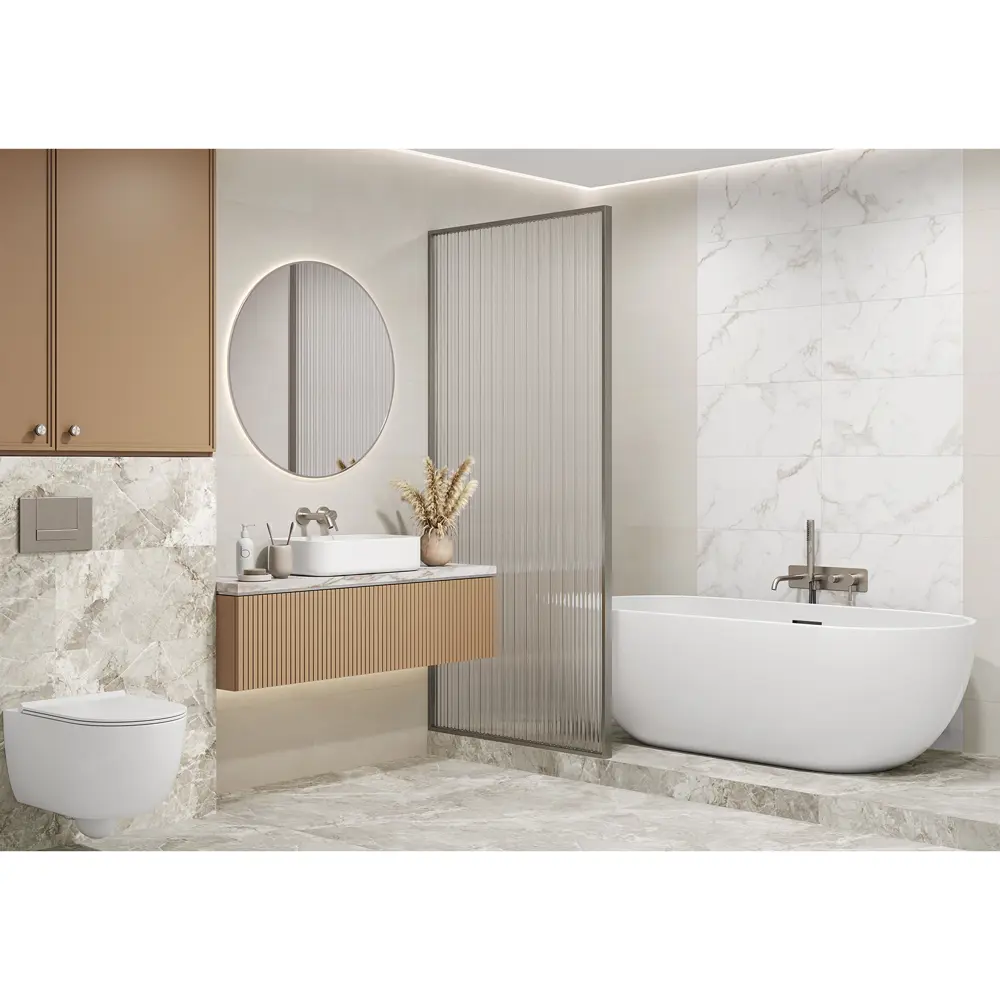 Настенная плитка Alma Ceramica Opera 04 30x60 см 1.98 м² матовая цвет бежевый STLM-2197783 - Вид №3