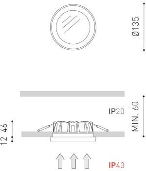 Arkoslight Встраиваемый потолочный светильник Stram sun-id-1380036 - Вид №2