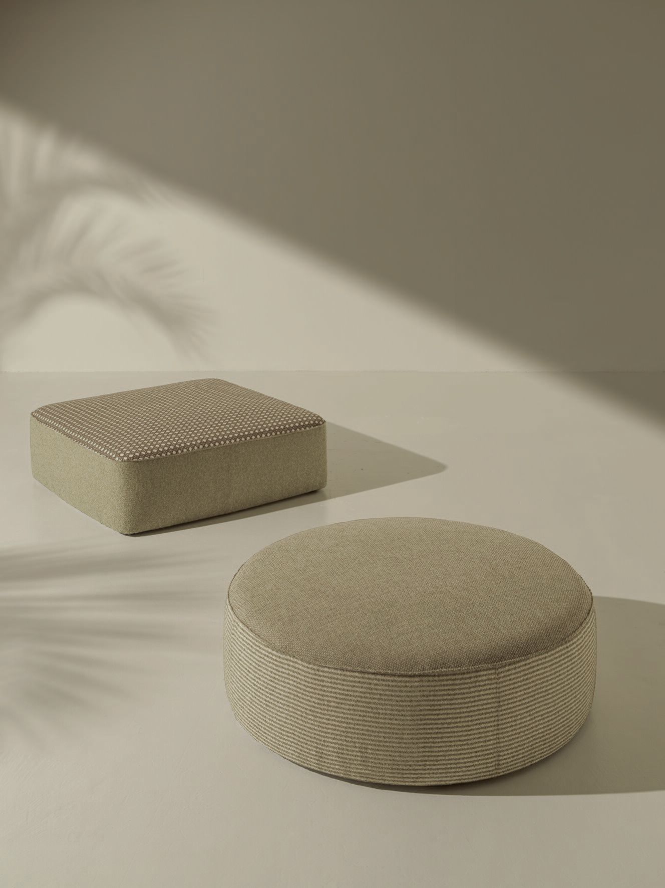 Ткань круглый сад пуфик Ethimo ISOLA ARCH-00047737 - Вид №1