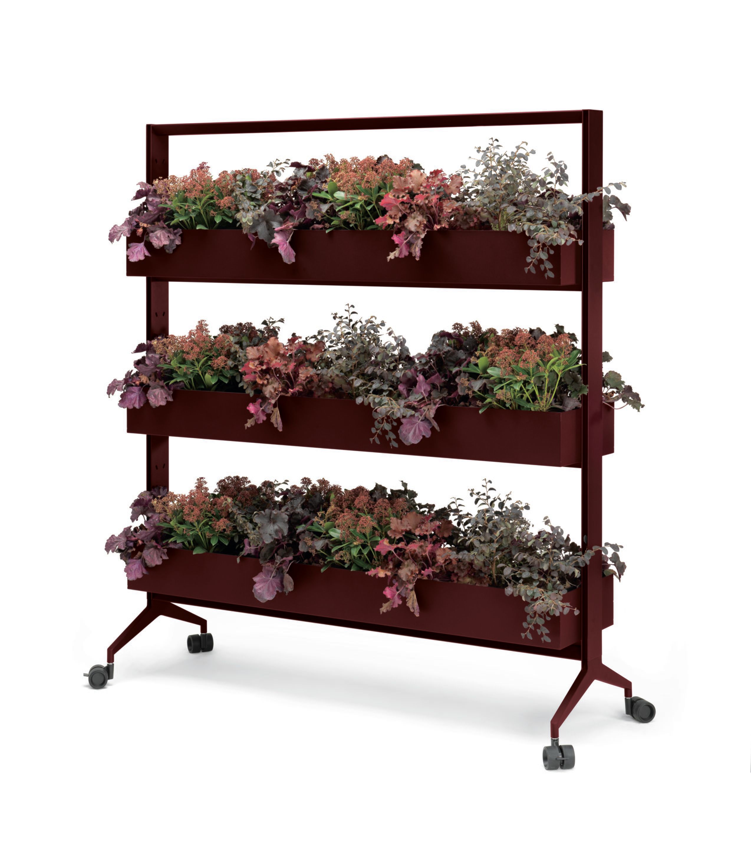 Алюминиевая офисная перегородка на колесах с ваннами для горшков Alias Aline Work ARCH-00052089 - Вид №3