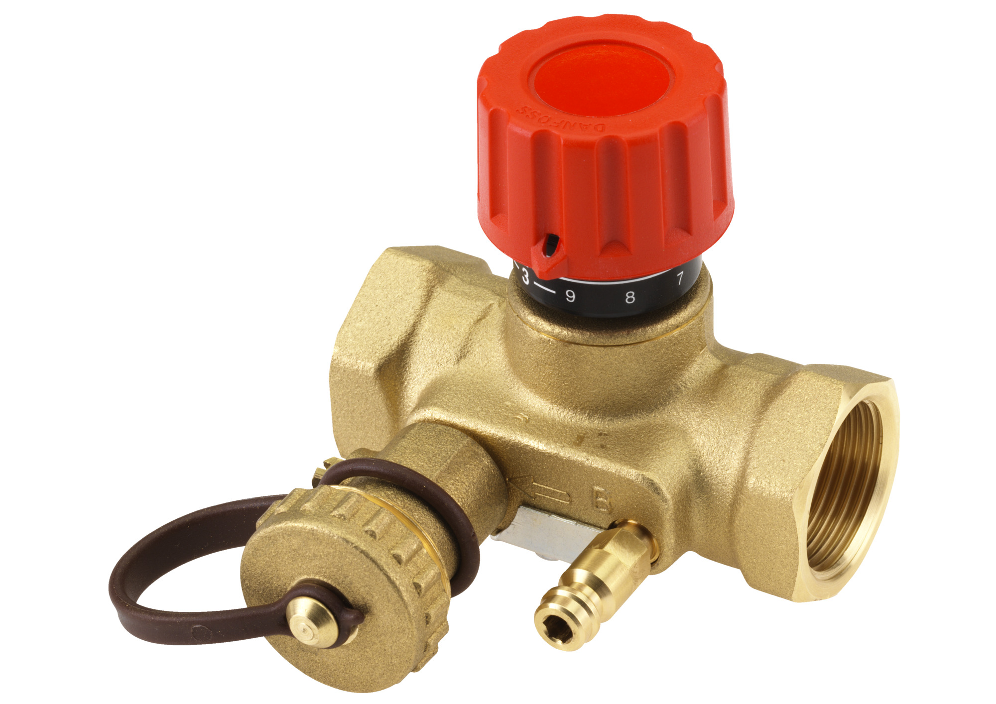 Danfoss Ручной балансировочный клапан MNT с внутренней резьбой MNT Клапан балансировочный DN 32 003Z2334  - Вид №11