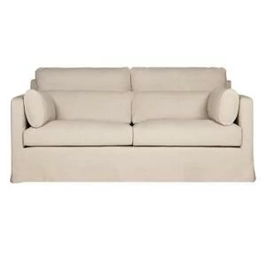 Диван Sara, двухместный, молочный