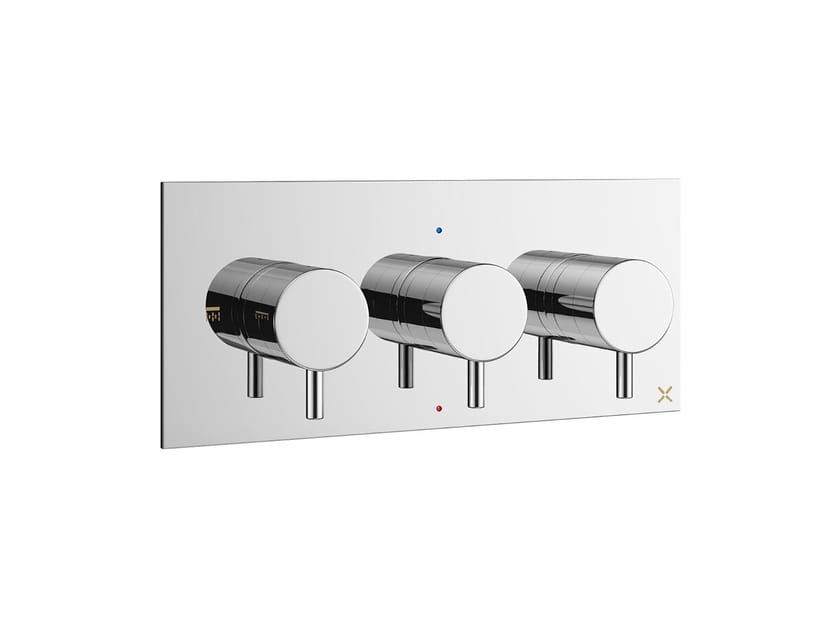 Термостатический смеситель для душа с 3 отверстиями CROSSWATER MPRO ARCH-00125522