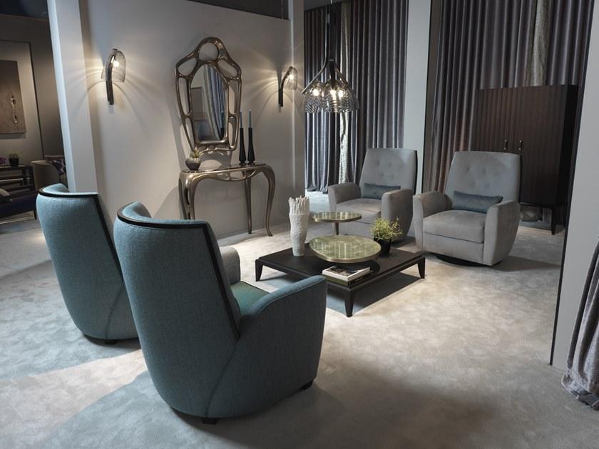 Bellotti Ezio Кресло из мягкой ткани с подлокотниками Delfi 2018-01 - Вид №2