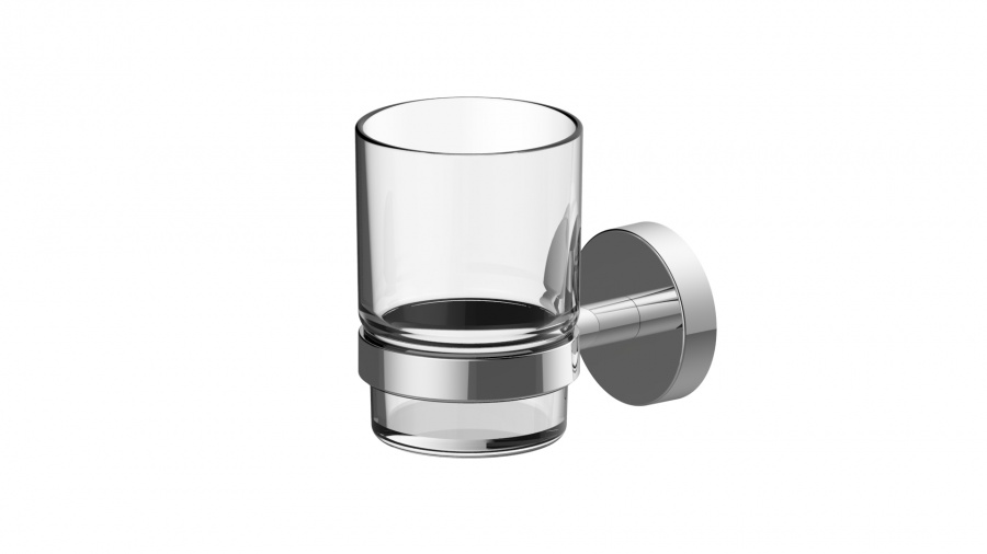 HASP34300 Стеклянный стакан с настенным держателем Damixa Scandi Pro 