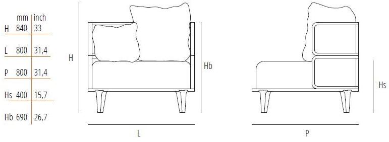Wiener GTV Design Кресло с подлокотниками sun-id-1352575 - Вид №5