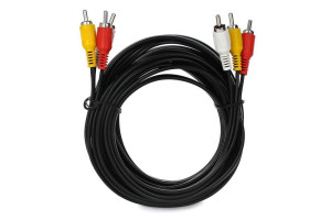 16170942 Соединительный кабель 3xRCA /M/ - 3xRCA /M/, 5m VAV7150-5M VCOM