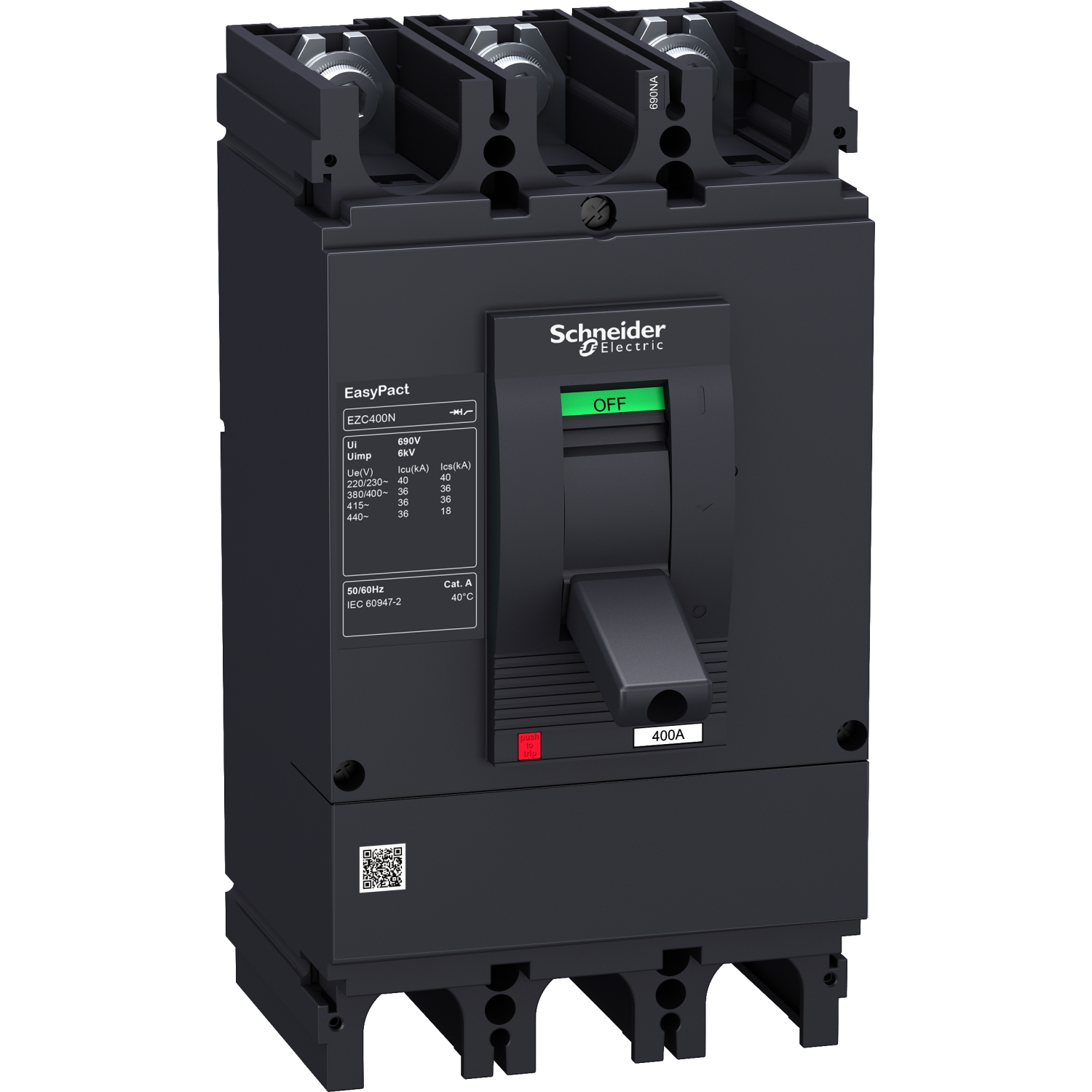 EZC400N4320N Силовой автомат EZC, 36кА, 4P, 320А Schneider Electric EasyPact 