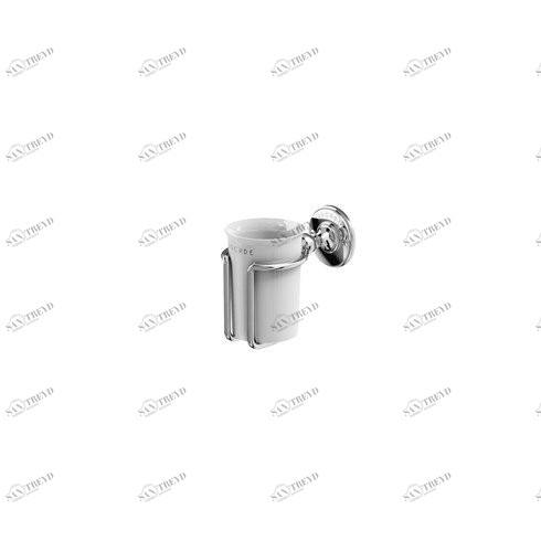 Стакан керамический, ХРОМ [ARCA2 CHR] Arcade Burlington ARCA2 CHR