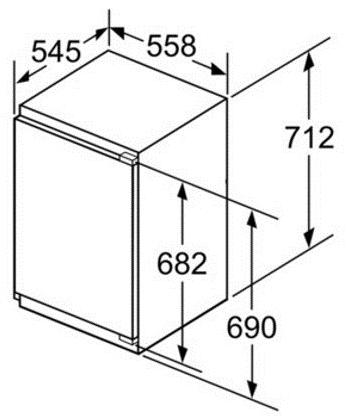 Siemens Вертикальный встраиваемый морозильник с ящиками класса а ++ Iq500 Gi11vad30  - Вид №3