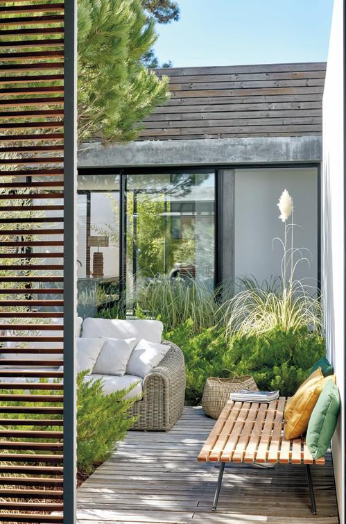 MNST438 Скамейка лава iroko 130 Manutti San - Вид №4