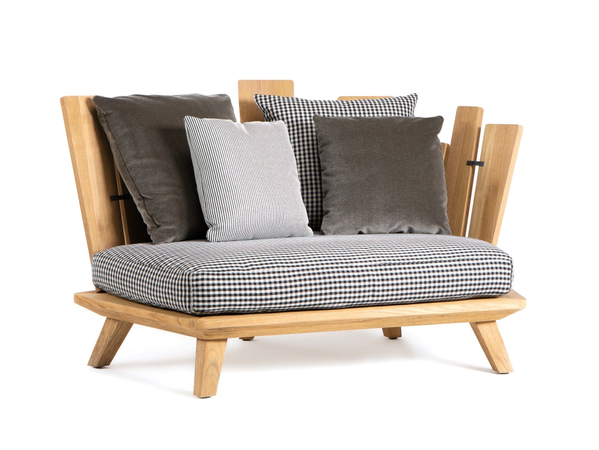 Садовое кресло из тикового дерева Ethimo Rafael ARCH-00099488 - Вид №15