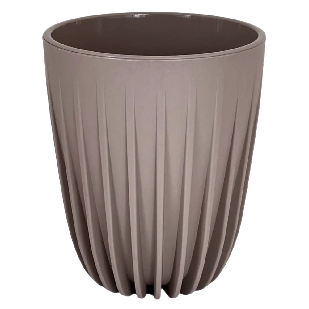 Кашпо Evergreen Design Сигма 19x19x23 см v4.4 л пластик фраппе 89452965 STLM-2200308