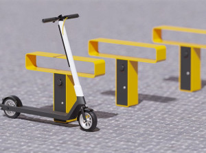 Стойка для велосипедов из оцинкованной стали